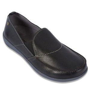 Spenco - Black Siesta Leather Slip-On Loafer - size 8.5 - new